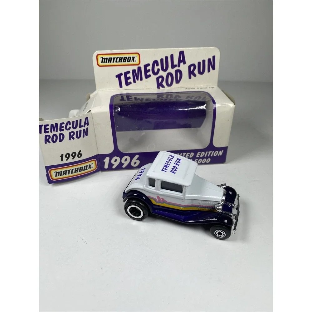 Vintage Matchbox 1996 Limited Edition TEMECULA ROD RUN‎ Model A Ford 5000k Made